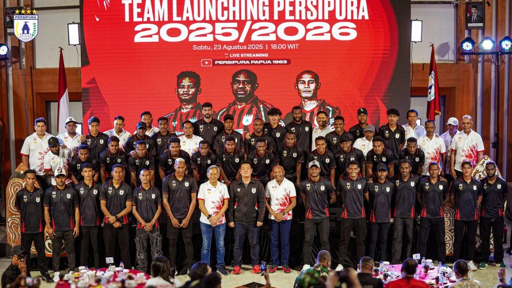 Persipura Jayapura Resmi Launching Tim Musim 2025/26, Target Kembali ke Liga 1