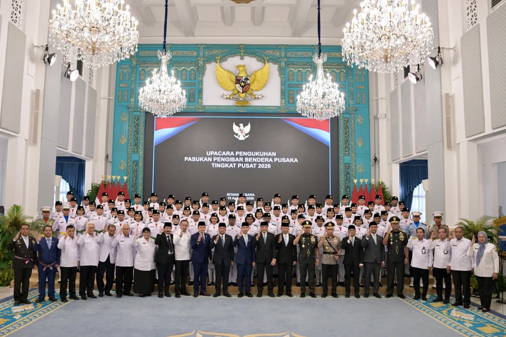 Resmi Dikukuhkan, Ini Daftar Nama 76 Anggota Paskibraka Nasional 2026