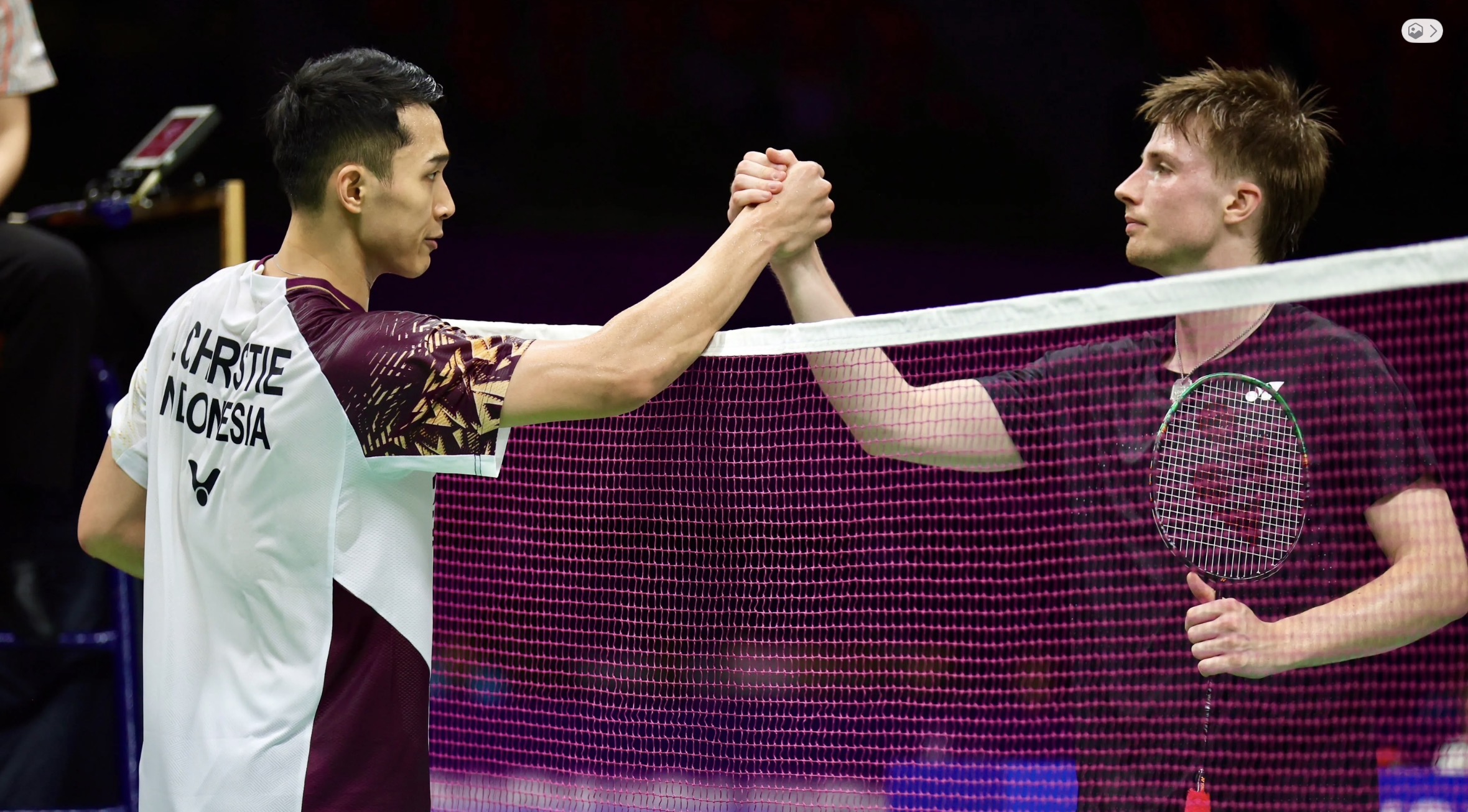 Tekuk Matthias Kicklitz Dua Gim Langsung Jonatan Christie Melaju ke 32 Besar