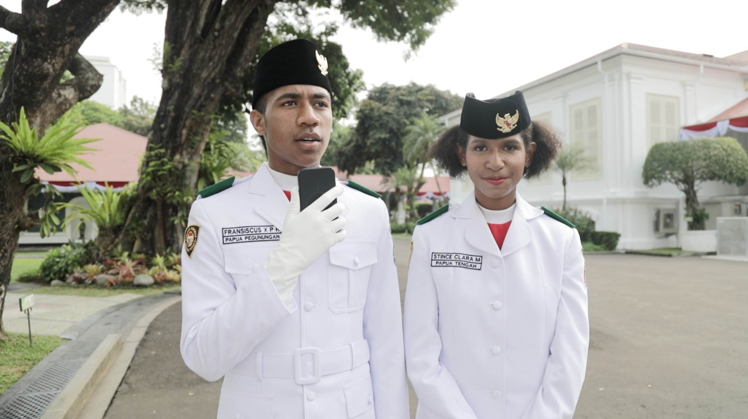 Dua Pelajar Papua Bangga Jadi Paskibraka HUT ke-80 RI di Istana Merdeka