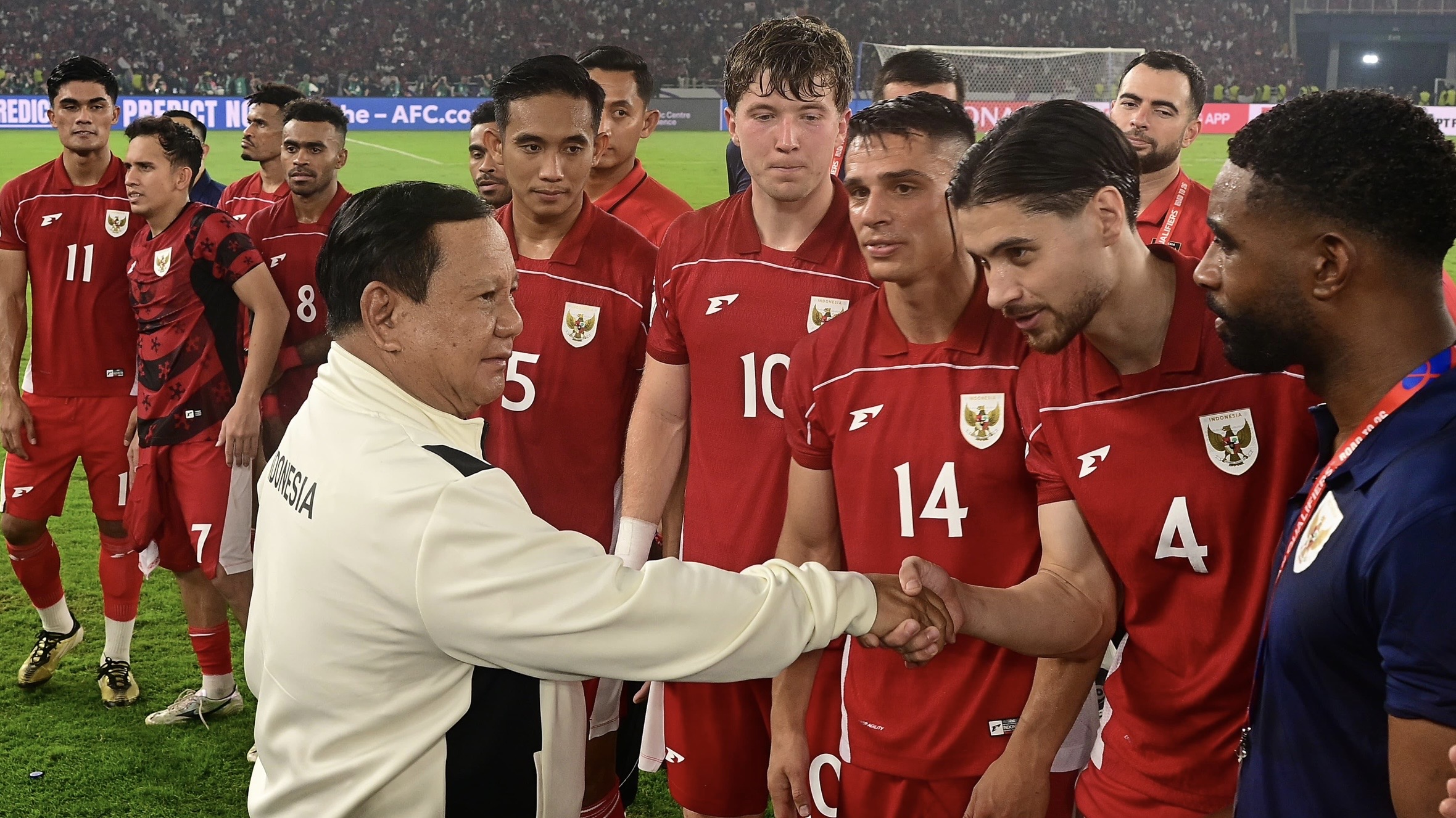 Prabowo Targetkan Timnas Indonesia Lolos ke Piala Dunia 2030