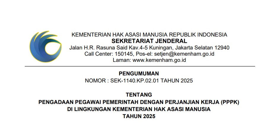 PPPK Kemenham 2026 Dibuka, Ini Syarat, Formasi, dan Jadwal Lengkap di SSCASN