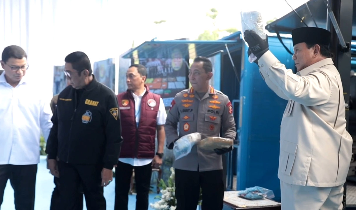 Setahun Prabowo, 214 Ton Narkoba Disita dan 65 Ribu Tersangka Ditangkap, Pengamat: Kepemimpinan Berdampak Lang