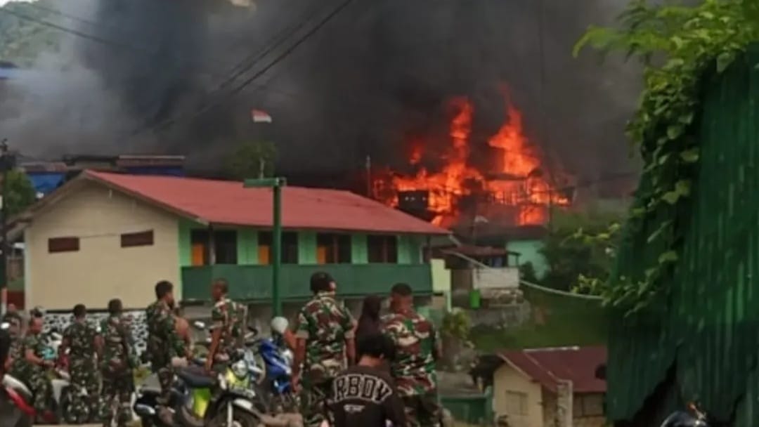 Barak Prajurit Kodam XVII Cenderawasih di Jayapura Terbakar, 22 Rumah Ludes