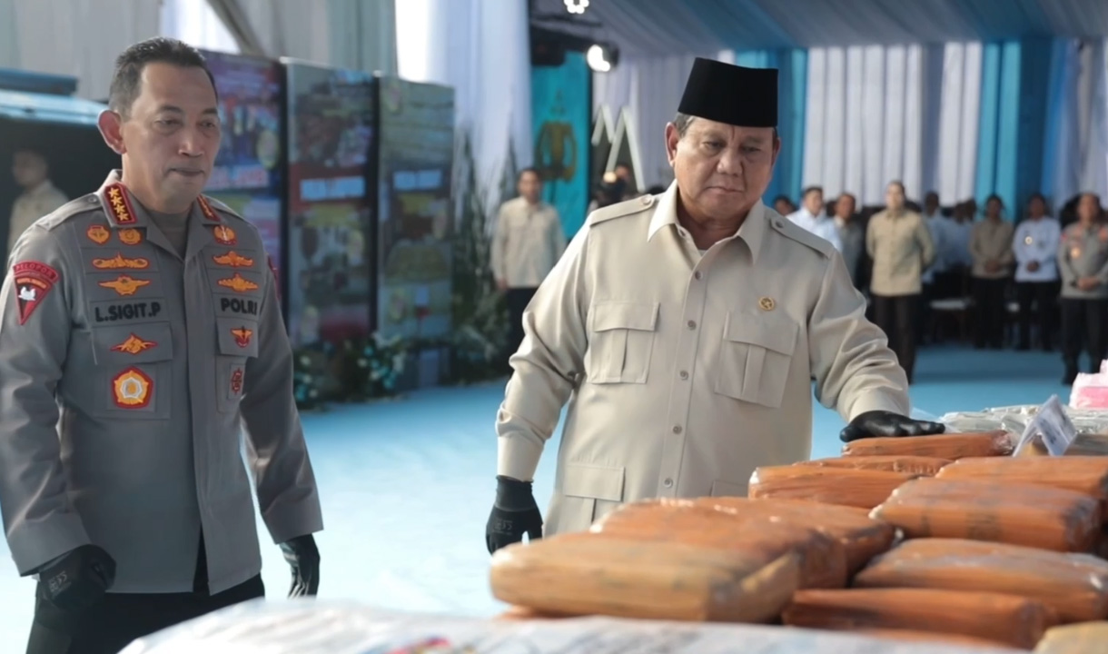 Prabowo Tekankan 3 Tugas Utama Polri: Pemberantasan Narkoba, Penyelundupan, dan Judi Online