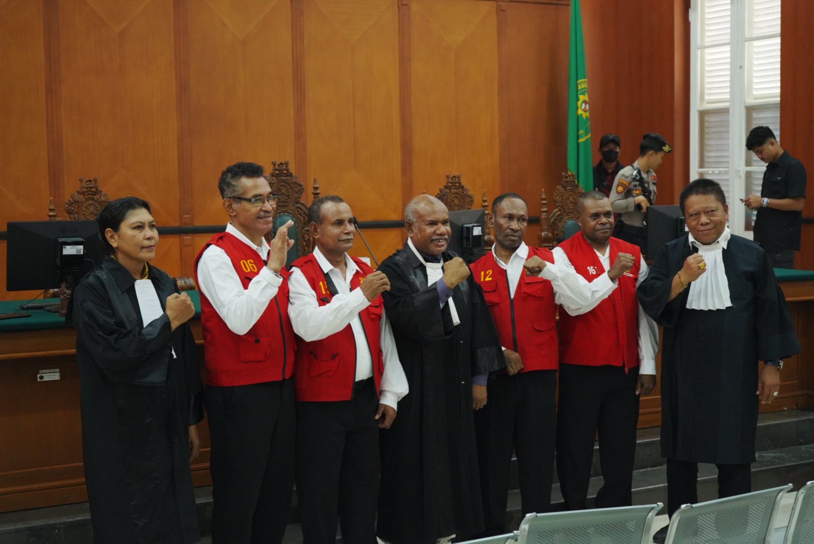 Kasus Makar Papua: Empat Terdakwa Divonis 7 Bulan Penjara oleh PN Makassar