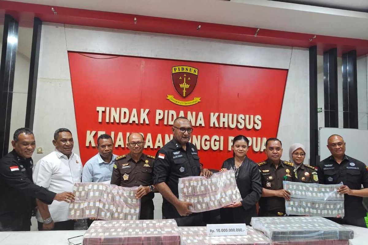 Kejati Papua Sita Rp10 Miliar dari Panitia PON XX, Total Dana Diamankan Capai Rp33,7 Miliar