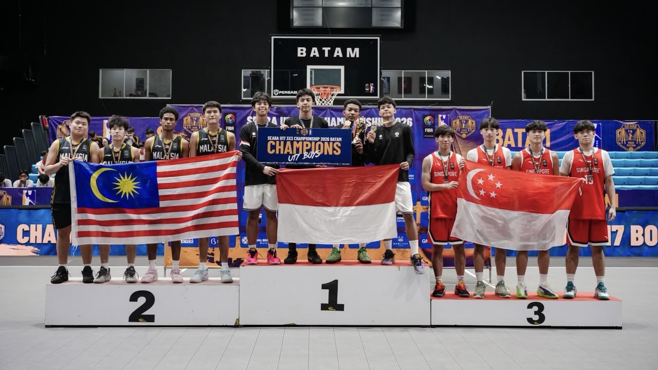 Indonesia Kawinkan Gelar SEABA U17 3x3 Championship 2026