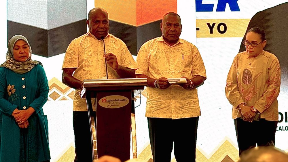 Kalah di 5 Wilayah, Mathius-Aryoko Tetap Menang Tipis di PSU Pilgub Papua