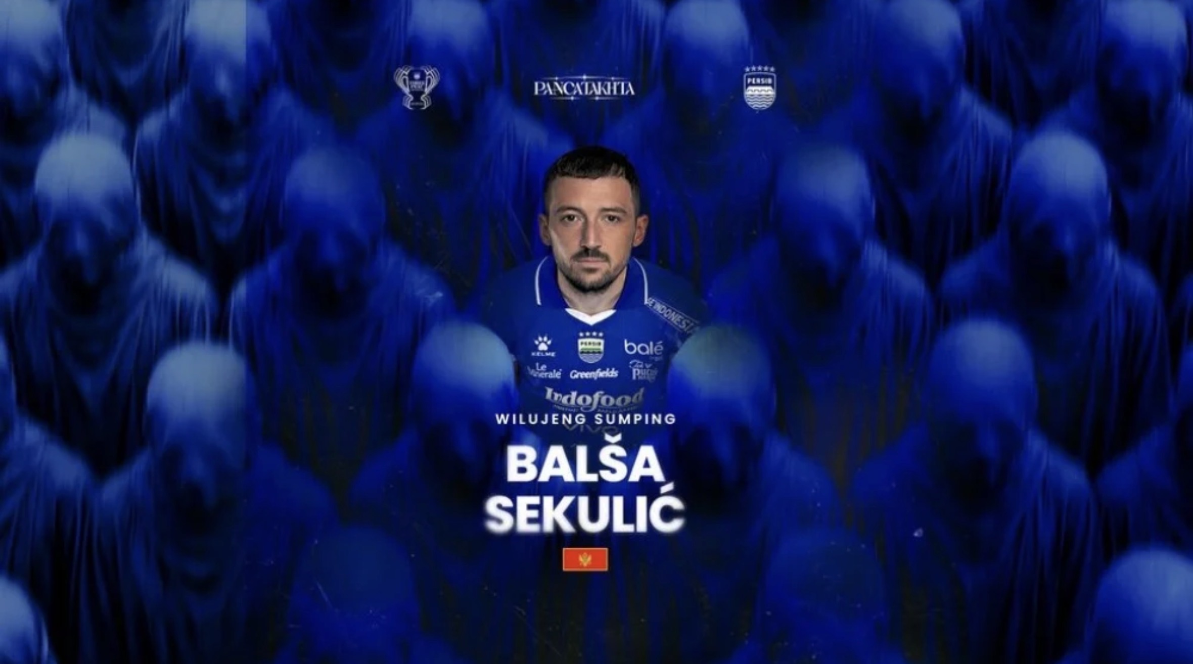Persib Datangkan Balsa Sekulic, Striker Timnas Montenegro Pengganti Andrew Jung
