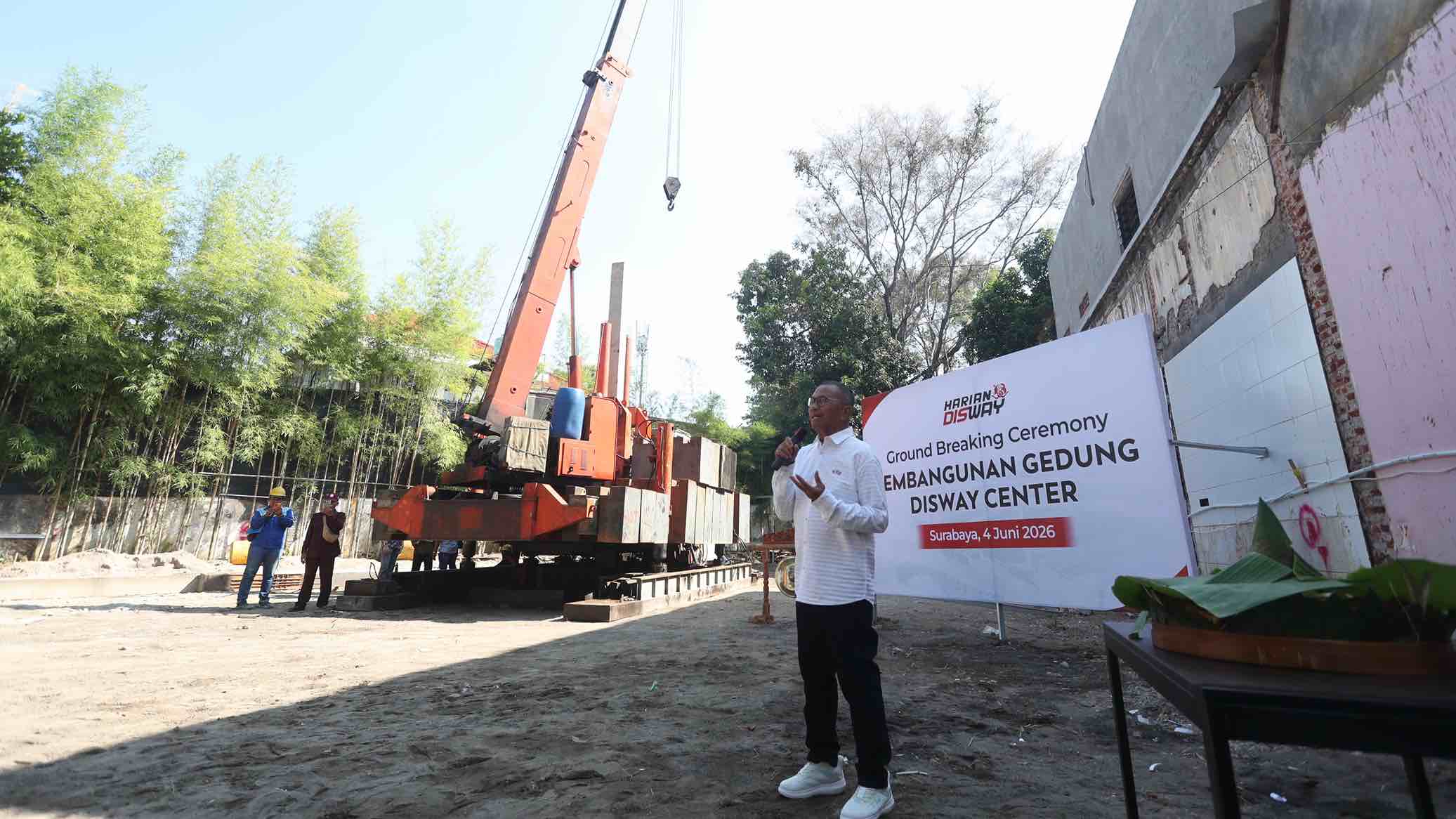 Dahlan Iskan Bangun Gedung Baru, Satukan Harian Disway, DBL Indonesia dan Persebaya