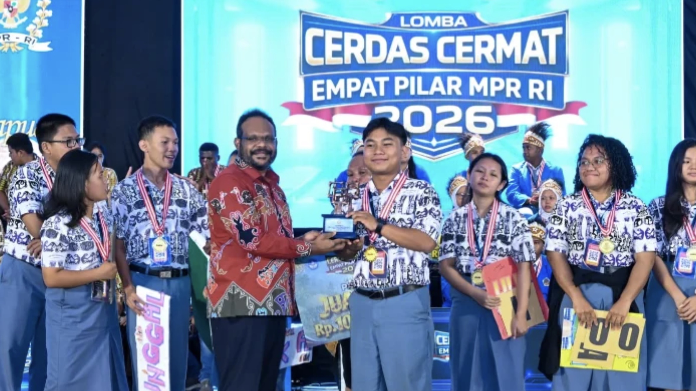 SMA YPPK Teruna Bakti Jayapura Juara LCC Empat Pilar MPR RI Papua, Melaju ke Nasional