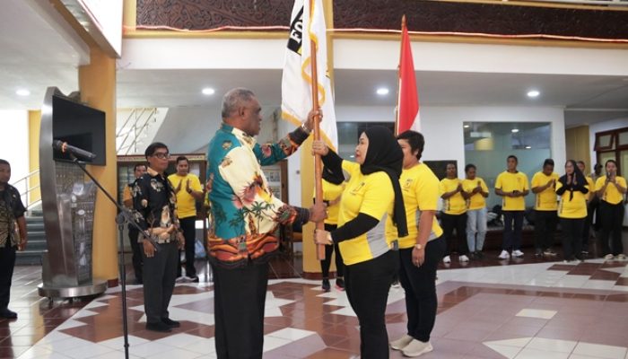 Wali Kota Jayapura Lepas 52 Atlet Forki Berlaga di Kejurda Papua 2025