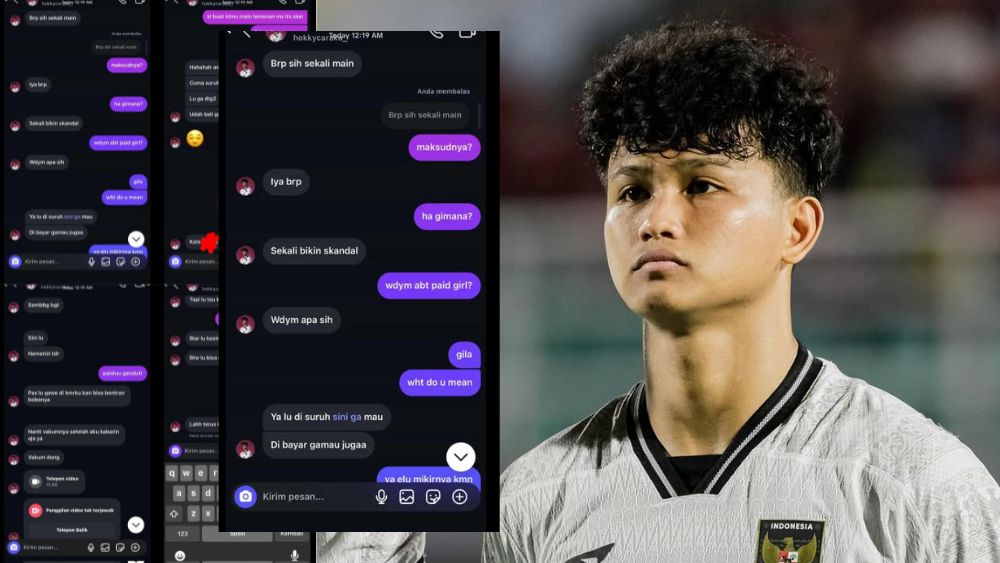 Skandal Chat Mesum! Karier Hokky Caraka Terancam Hancur di Persita dan Timnas