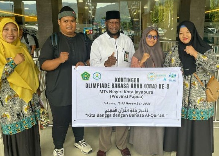 Siswi MTsN Kota Jayapura Wakili Papua di Olimpiade Bahasa Arab Nasional 2025