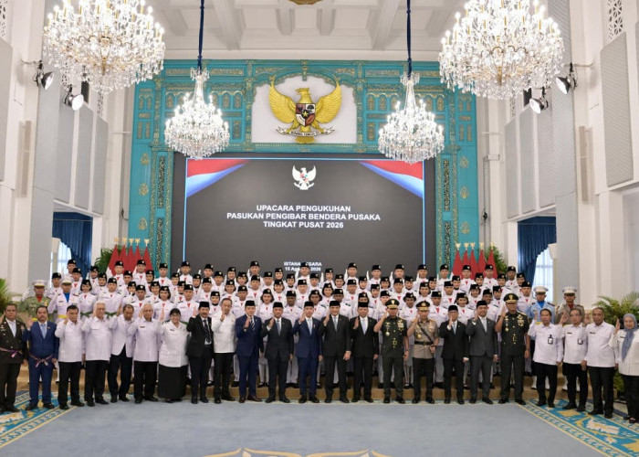 Resmi Dikukuhkan, Ini Daftar Nama 76 Anggota Paskibraka Nasional 2026