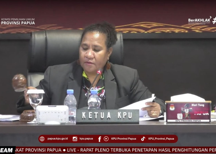 KPU Papua Tetapkan Hasil PSU Pilgub Papua: Mathius-Aryoko Unggul 259.817 Suara