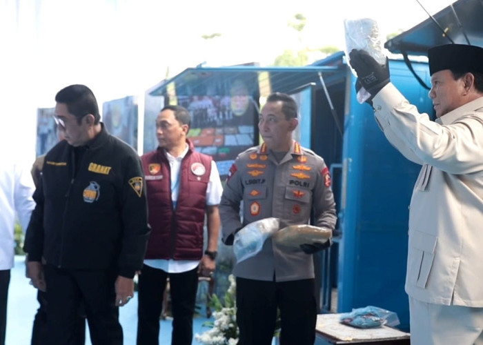 Setahun Prabowo, 214 Ton Narkoba Disita dan 65 Ribu Tersangka Ditangkap, Pengamat: Kepemimpinan Berdampak Lang