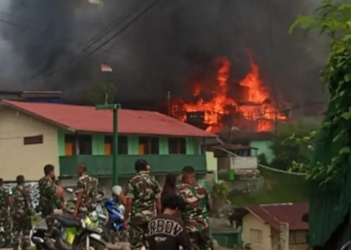 Barak Prajurit Kodam XVII Cenderawasih di Jayapura Terbakar, 22 Rumah Ludes