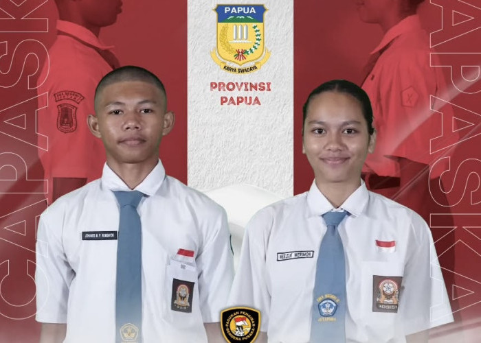 Johanes Rumsayor dan Neeltje Werimon Resmi Dikukuhkan sebagai Paskibraka Nasional 2026