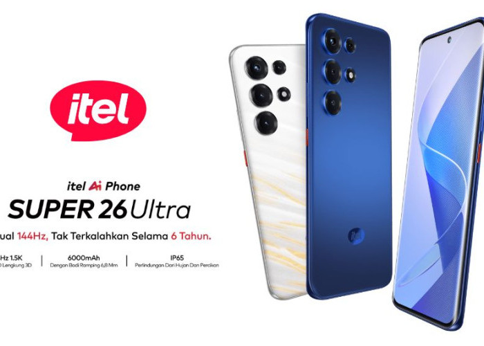 itel Super 26 Ultra Resmi di Indonesia: Layar AMOLED Lengkung 144Hz, Baterai 6000mAh, Harga Cuma Rp2 Jutaan!