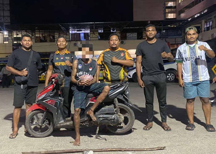 Polisi Bekuk Pelaku Curas di Pantai Hamadi Jayapura, Satu Pelaku Masih Buron