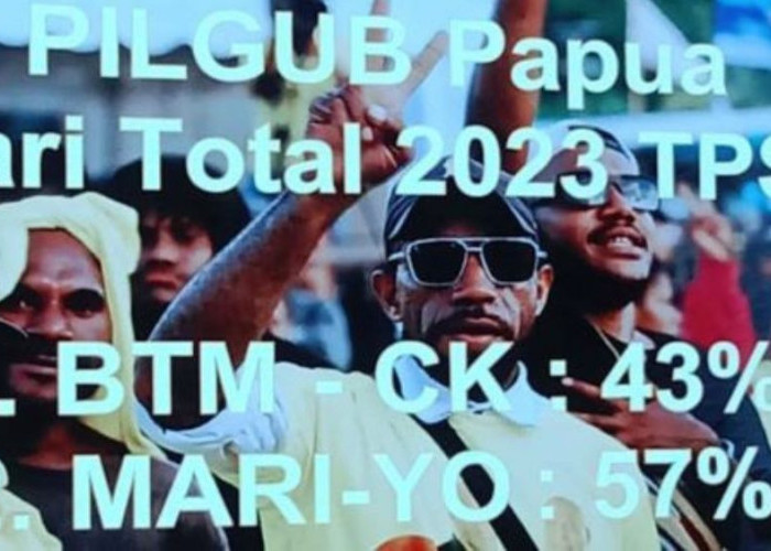 Exit Poll Sementara, Pasangan Mari-Yo Unggul 57 Persen Atas Benhur-Constan di PSU Pilgub Papua 2025