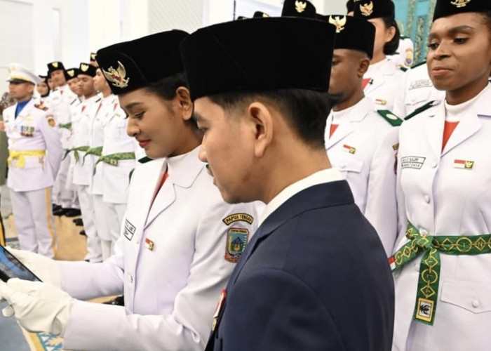 Gladys Paskibraka Asal Papua Tengah Tak Menyangka Bisa Video Call Orang Tua Bersama Gibran