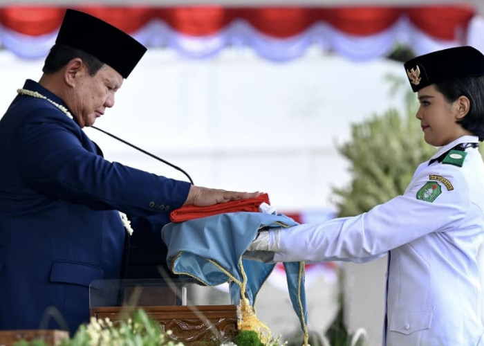 Presiden Prabowo Pimpin Upacara HUT ke-81 RI di Istana Merdeka