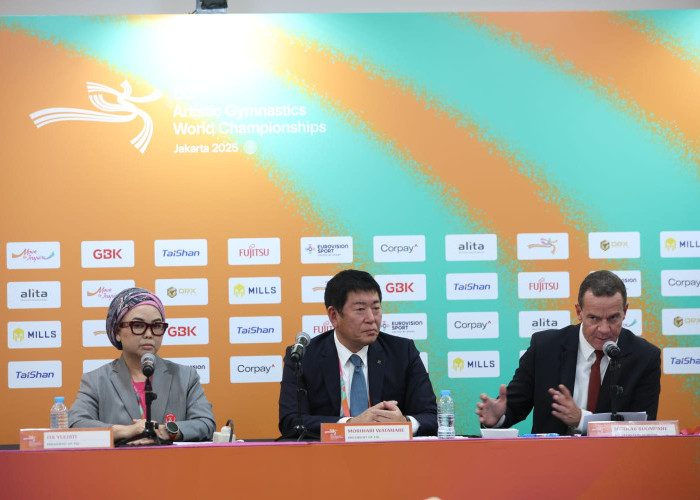 Indonesia Tuan Rumah Kejuaraan Dunia Gimnastik Artistik 2025, Diikuti 73 Negara