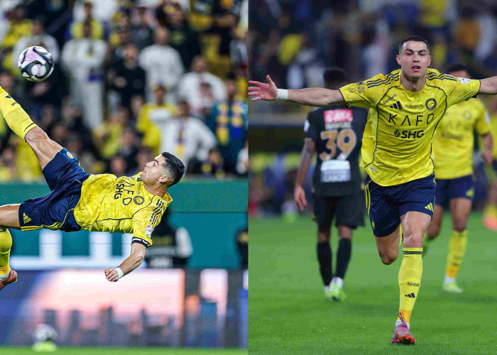 Cristiano Ronaldo Cetak Gol Salto Spektakuler, Gemparkan Liga Arab Saudi