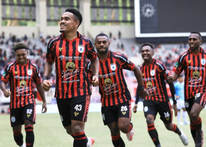 Persipura Jayapura Taklukkan Barito Putera 1-0, Gol Cepat Febrianto Bawa Mutiara Hitam Menang Tipis