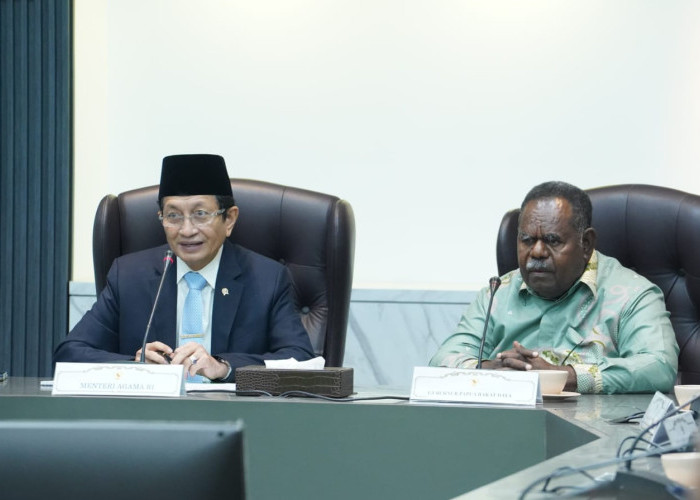 Menteri Agama Dorong Papua Maju Infrastruktur dan Kuat Spiritualitas