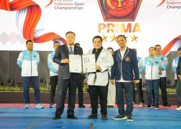 Indonesia Jadi Tuan Rumah Asian Taekwondo Open 2026, Erick Thohir Terima Penghargaan Kehormatan