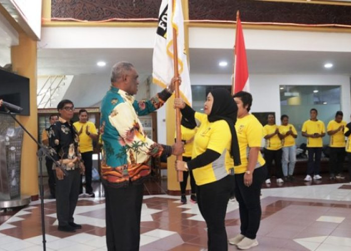 Wali Kota Jayapura Lepas 52 Atlet Forki Berlaga di Kejurda Papua 2025