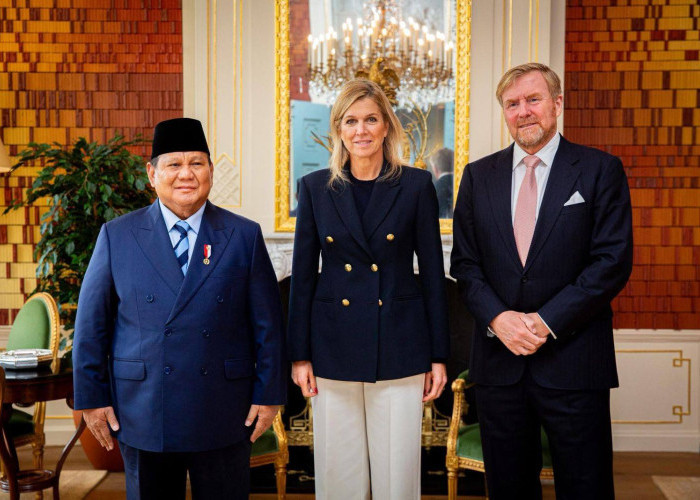 Lawatan ke Belanda, Prabowo Disambut Hangat Raja Willem-Alexander dan Ratu Maxima