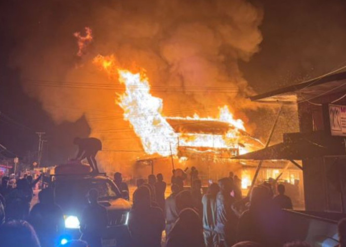 Kebakaran Pasar di Paniai Papua Tengah Tewaskan 11 Orang