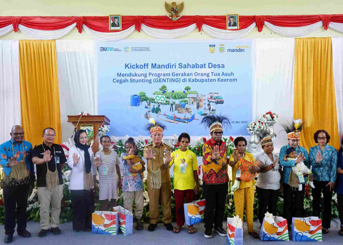 Mandiri Sahabat Desa Sasar 200 Keluarga Risiko Stunting di Papua