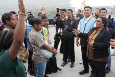 Tujuh Hari Berlayar dari Jayapura, 65 Pelajar Papua Tiba di Tanjung Priok